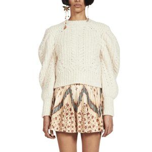 Ulla Johnson Heather Pullover in Cream